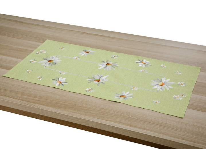 Heimtextilien - Tisch- und Raumdekoration in Leinenoptik, in Größe 101 (Läufer, 35x 70 cm) bis 404 (Kissenbezug, 40x 40 cm), in Farbe GRAU Ansicht 20