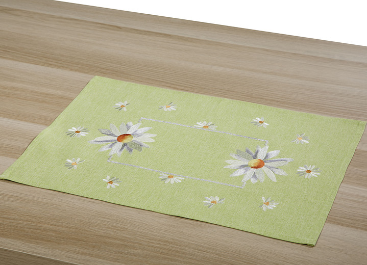 Heimtextilien - Tisch- und Raumdekoration in Leinenoptik, in Größe 101 (Läufer, 35x 70 cm) bis 404 (Kissenbezug, 40x 40 cm), in Farbe GRAU Ansicht 8