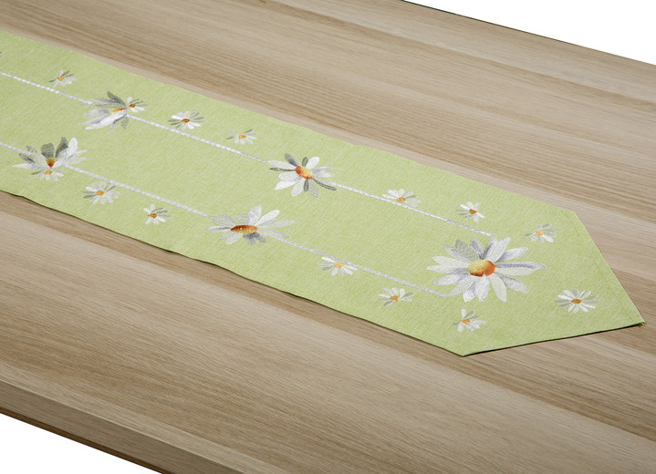 Heimtextilien - Tisch- und Raumdekoration in Leinenoptik, in Größe 101 (Läufer, 35x 70 cm) bis 404 (Kissenbezug, 40x 40 cm), in Farbe GRAU Ansicht 3