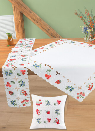 Fröhliche Tisch- und Raumdekoration