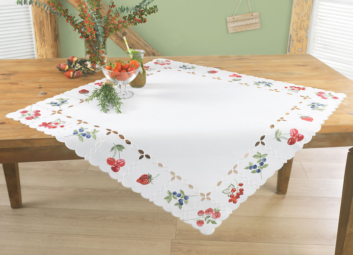 Heimtextilien - Fröhliche Tisch- und Raumdekoration, in Größe 100 (Deckchen, 30x 45 cm) bis 404 (Kissenbezug, 40x 40 cm), in Farbe MULTICOLOR Ansicht 4