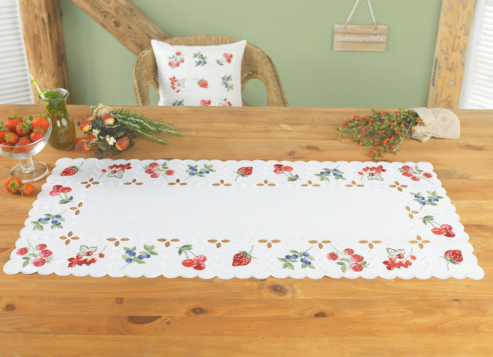 Heimtextilien - Fröhliche Tisch- und Raumdekoration, in Größe 100 (Deckchen, 30x 45 cm) bis 404 (Kissenbezug, 40x 40 cm), in Farbe MULTICOLOR Ansicht 2