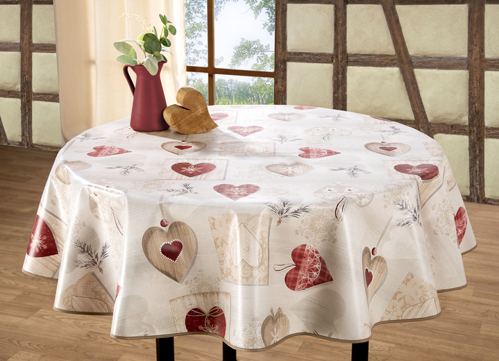 Gartentischdecken - Wachstuch-Tischserie für innen und außen, in Größe 105 (2 Platzsets, 47x 34 cm) bis 220 (Tischdecke oval, 155x220 cm), in Farbe MULTICOLOR Ansicht 4