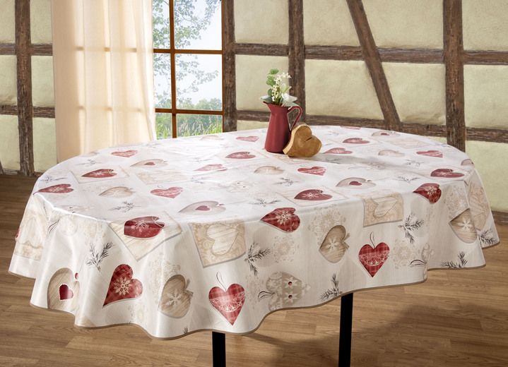 Gartentischdecken - Wachstuch-Tischserie für innen und außen, in Größe 105 (2 Platzsets, 47x 34 cm) bis 220 (Tischdecke oval, 155x220 cm), in Farbe MULTICOLOR Ansicht 5