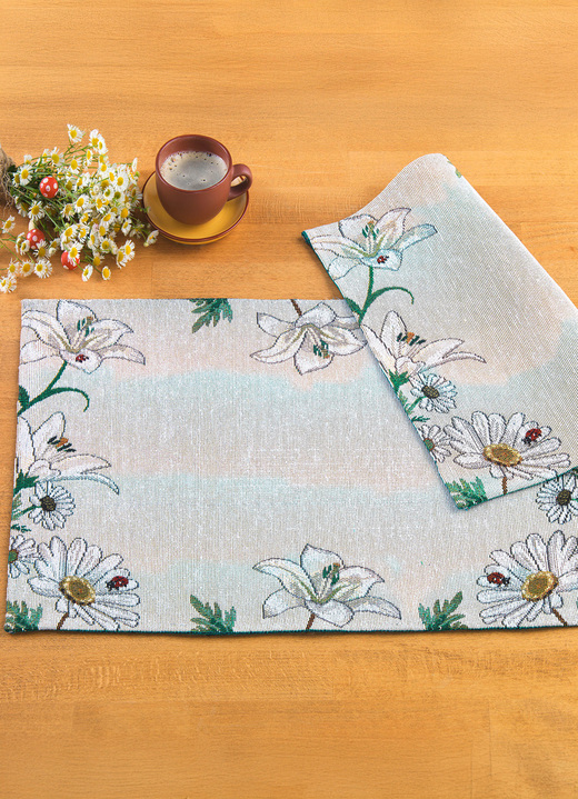 Heimtextilien - Platzset in Gobelin-Qualität, 2-teilig, in Farbe BUNT