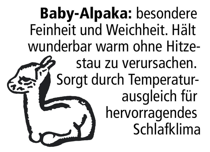 Wohnen - F.a.n.-Bettwarenprogramm mit feinsten und hochwertigen Edelhaaren, in Größe 103 (135/200 cm) bis 112 (200/200 cm), in Farbe NATUR, in Ausführung Leicht-Steppbett Ansicht 4