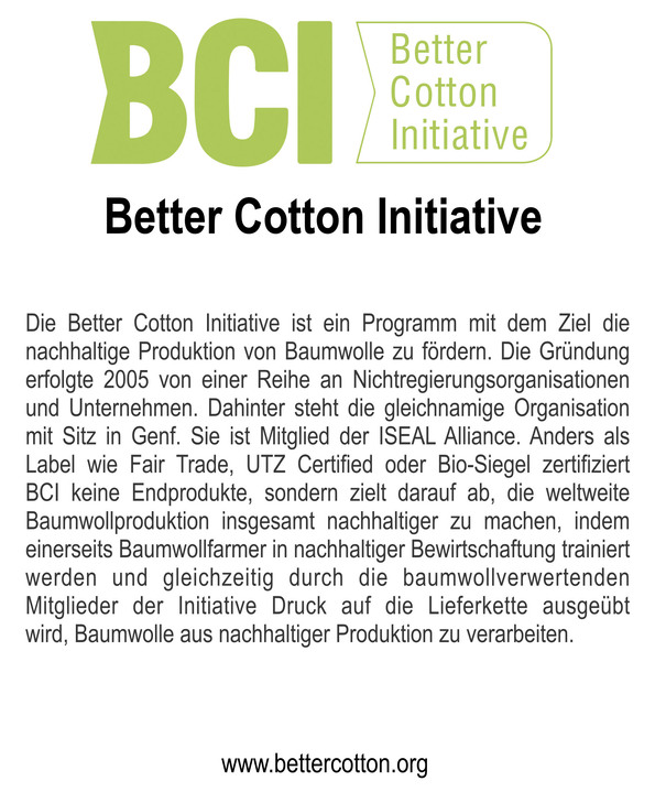 - Shorty mit V-Ausschnitt und Brusttasche / nachhaltiger Baumwollanbau, in Größe 046 bis 060, in Farbe GRÜN-INDIGO Ansicht 3