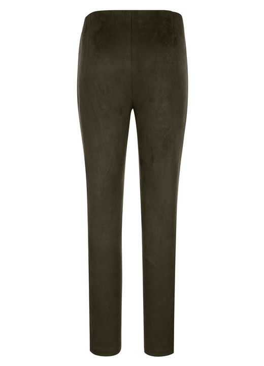 Hosen - Hose mit schmaler Fußweite, in Größe 019 bis 052, in Farbe OLIV Ansicht 2