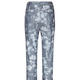 Hosen - Hose mit floraler Dessinierung, in Größe 019 bis 052, in Farbe BLAU-WEISS – Farbe BLAU-WEISS – Ansicht 2