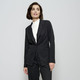 Blazer & Anzüge - Blazer mit Streifendessin – Farbe SCHWARZ-WEISS – Ansicht 1 Blazer & Anzüge - Blazer mit Streifendessin, in Größe 020 bis 052, in Farbe SCHWARZ-WEISS – Farbe SCHWARZ-WEISS – Ansicht 1