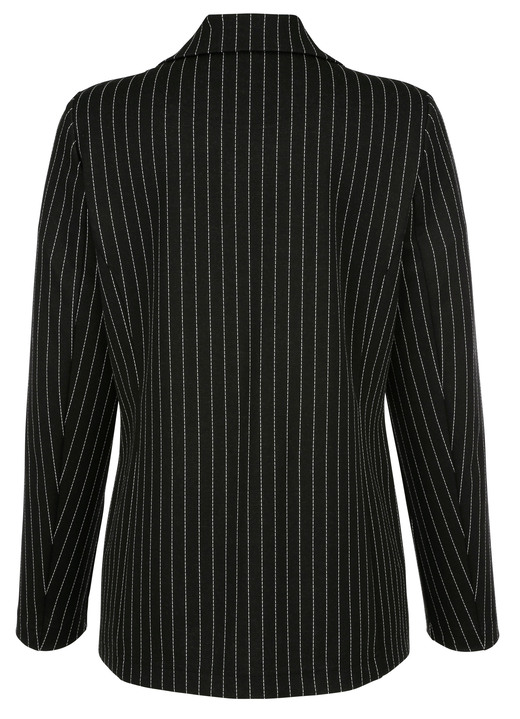 Blazer & Anzüge - Blazer mit Streifendessin Ansicht 4 Blazer & Anzüge - Blazer mit Streifendessin, in Größe 020 bis 052, in Farbe SCHWARZ-WEISS Ansicht 4