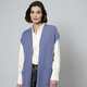 Pullover & Strickmode - Long-Strickweste aus Kaschmir – Farbe JEANSBLAU – Ansicht 1 Pullover & Strickmode - Long-Strickweste aus Kaschmir, in Größe 038 bis 052, in Farbe ZYKLAM – Farbe JEANSBLAU – Ansicht 1