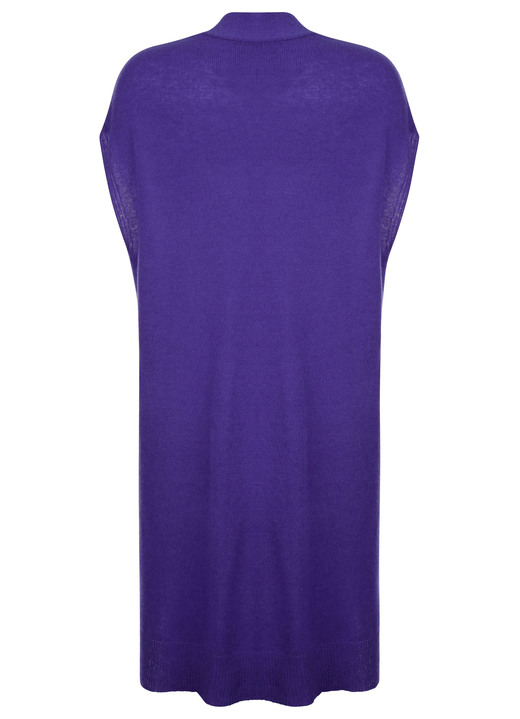 Pullover & Strickmode - Long-Strickweste aus Kaschmir Ansicht 6 Pullover & Strickmode - Long-Strickweste aus Kaschmir, in Größe 038 bis 052, in Farbe JEANSBLAU Ansicht 6