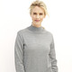 Pullover & Strickmode - Pullover in Feinstrick mit Schurwolle – Farbe ANTIKSILBER Pullover & Strickmode - Pullover in Feinstrick mit Schurwolle, in Größe 036 bis 052, in Farbe NATUR