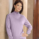 Pullover & Strickmode - Pullover in Feinstrick mit Schurwolle – Farbe LAVENDEL Pullover & Strickmode - Pullover in Feinstrick mit Schurwolle, in Größe 036 bis 052, in Farbe NATUR