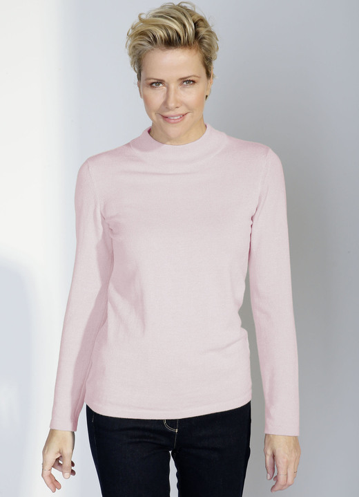 Pullover & Strickmode - Pullover mit Modal-Anteil, in Größe 038 bis 052, in Farbe GRAU Ansicht 2