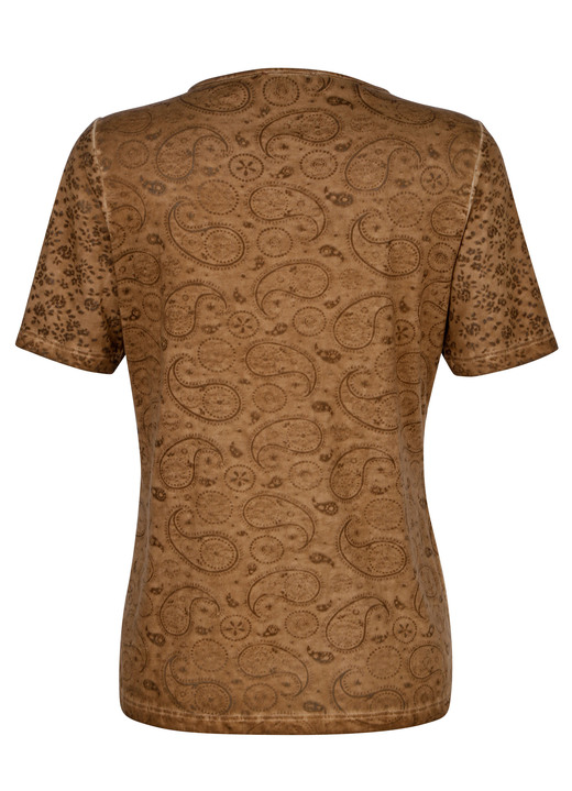 Shirts - Shirt mit Netzeinsätzen, in Größe 038 bis 048, in Farbe BRAUN Ansicht 4