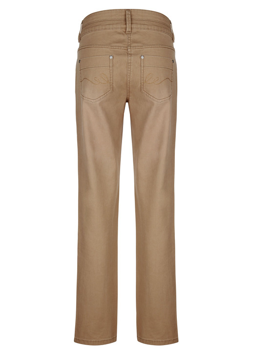 SALE - Jeans in 5-Pocket-Form, in Größe 019 bis 052, in Farbe CAMEL Ansicht 2