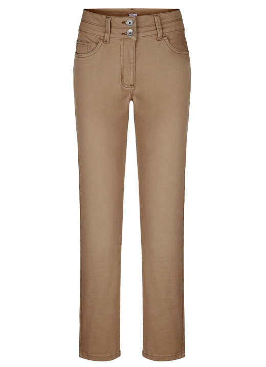 Hosen - Jeans in 5-Pocket-Form Ansicht 5 Hosen - Jeans in 5-Pocket-Form, in Größe 019 bis 052, in Farbe BEERE Ansicht 5