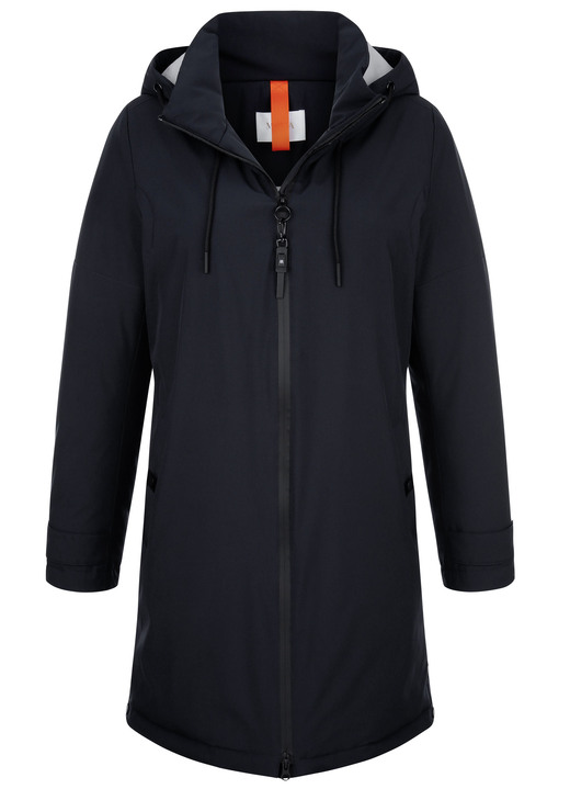 Jacken & Mäntel - Funktionsjacke mit abnehmbarer Kapuze, in Größe 020 bis 046, in Farbe MARINE Ansicht 4