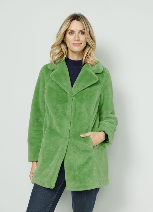 Jacken & Mäntel - Webpelzjacke mit Reverskragen Ansicht 4 Jacken & Mäntel - Webpelzjacke mit Reverskragen, in Größe 020 bis 052, in Farbe FUCHSIA Ansicht 4