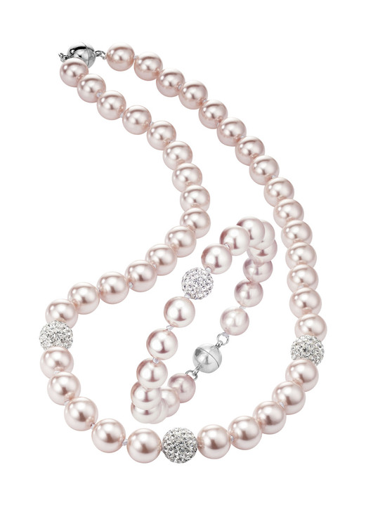 Schmucksets - Wunderschön schimmerndes, 2-teiliges Schmuck-Set, in Farbe WEISS Ansicht 11