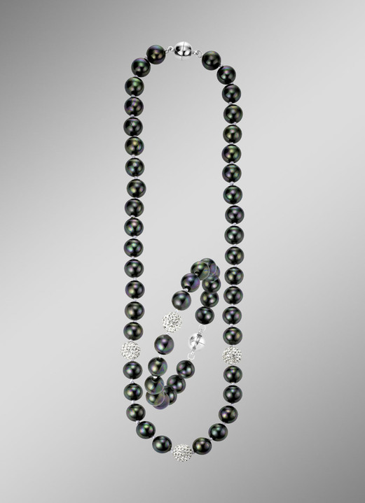 Schmucksets - Wunderschön schimmerndes, 2-teiliges Schmuck-Set, in Farbe WEISS Ansicht 17