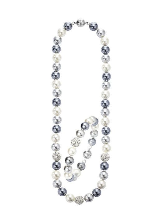 Schmucksets - Wunderschön schimmerndes, 2-teiliges Schmuck-Set, in Farbe WEISS Ansicht 8