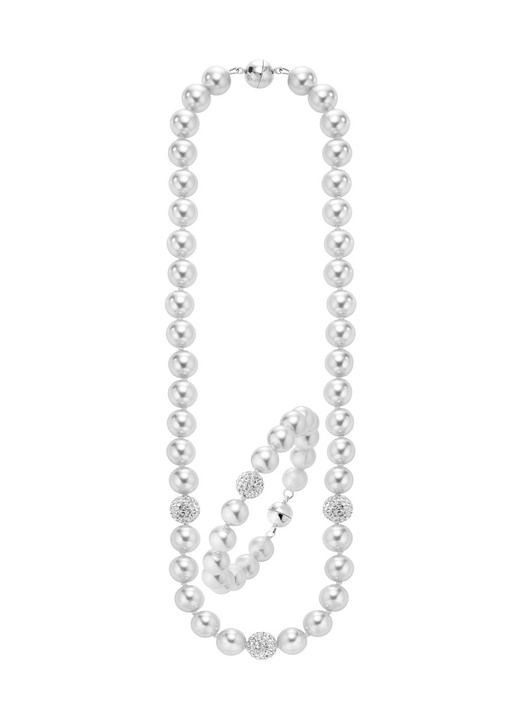 Schmucksets - Wunderschön schimmerndes, 2-teiliges Schmuck-Set, in Farbe WEISS Ansicht 4