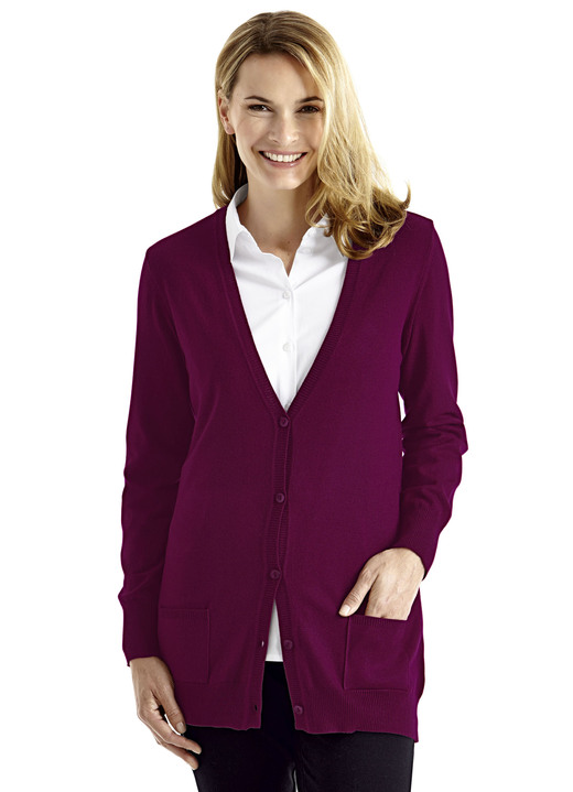 Strickjacken - Strickjacke mit Modal , in Größe 038 bis 052, in Farbe TÜRKIS Ansicht 17