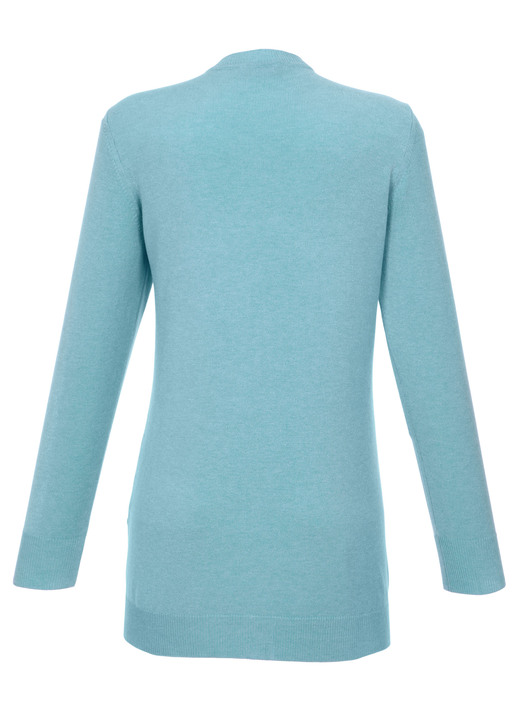 Strickjacken - Strickjacke mit Modal , in Größe 038 bis 052, in Farbe TÜRKIS Ansicht 3