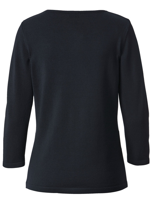 3/4-Arm - Pullover mit Modal, in Größe 038 bis 052, in Farbe TÜRKIS Ansicht 12