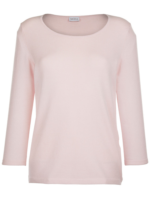 3/4-Arm - Pullover mit Modal, in Größe 038 bis 052, in Farbe NATUR Ansicht 8