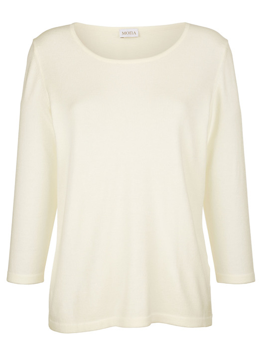 3/4-Arm - Pullover mit Modal, in Größe 038 bis 052, in Farbe TÜRKIS Ansicht 5