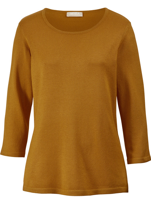 3/4-Arm - Pullover mit Modal, in Größe 038 bis 052, in Farbe TÜRKIS Ansicht 14