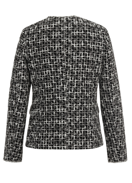 Blazer - Blazer in Chanel-Optik Ansicht 4 Blazer - Blazer in Chanel-Optik, in Größe 038 bis 048, in Farbe SCHWARZ-WEISS Ansicht 4