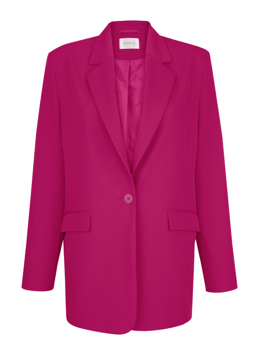 Blazer - Blazer mit 1-Knopf-Verschluss Ansicht 3 Blazer - Blazer mit 1-Knopf-Verschluss, in Größe 038 bis 052, in Farbe PINK Ansicht 3