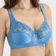BH mit Spitze - Miss Mary Bügel-BH mit floraler Tüllstickereispitze im Vorderteil, in Größe 075 bis 110, in Cup C, in Farbe TÜRKIS – Farbe TÜRKIS – Ansicht 1