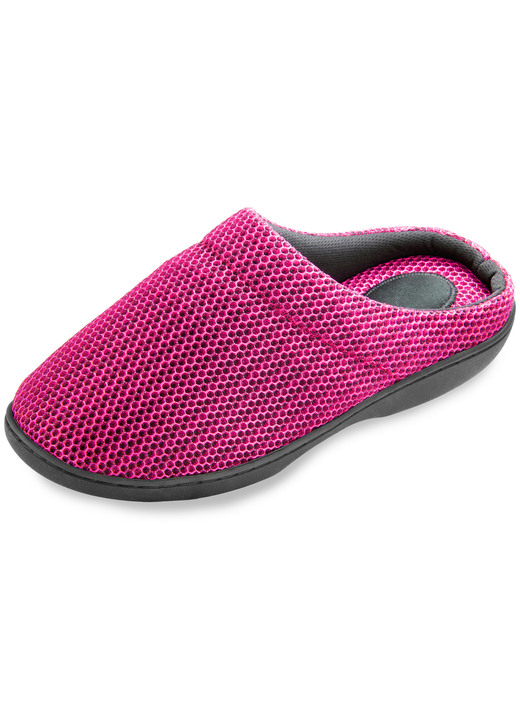 Schuhe & Einlagen - Atmungsaktiver Komfort-Gel Slipper, in Größe 001 bis 004, in Farbe BEERE Ansicht 1