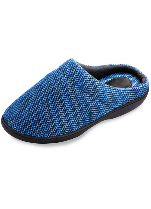 Schuhe & Einlagen - Atmungsaktiver Komfort-Gel Slipper, in Größe 001 bis 004, in Farbe BLAU Ansicht 1