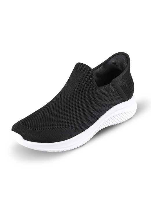 Schuhe & Einlagen - Komfort-Sliding Sneaker mit Stretch-Fit Passform, in Größe 037 bis 044, in Farbe SCHWARZ Ansicht 1
