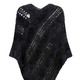 Ponchos - Poncho in Garnmix, in Größe 001(38-44) bis 002(46-52), in Farbe SCHWARZ – Farbe SCHWARZ – Ansicht 3