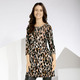 - Strick-Tunika mit Druck in Tierfelloptik, in Größe 038 bis 054, in Farbe BEIGE-BRAUN-MULTICOLOR – Farbe BEIGE-BRAUN-MULTICOLOR – Ansicht 1