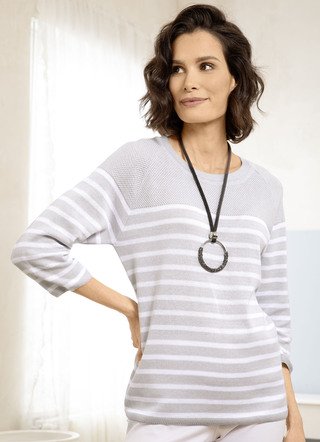 Pullover in Ringeldessin