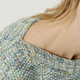 SALE - Pullover in Garnmix, in Größe 038 bis 052, in Farbe HELLGRÜN-GELB-MULTICOLOR – Farbe HELLGRÜN-GELB-MULTICOLOR – Ansicht 3
