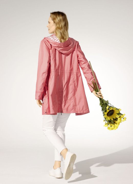 Lang - Longjacke mit abnehmbarer Kapuze Ansicht 2 Lang - Longjacke mit abnehmbarer Kapuze, in Größe 020 bis 052, in Farbe APRICOT Ansicht 2