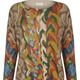 Langarm - Pullover in Grafikdessin, in Größe 038 bis 052, in Farbe MULTICOLOR – Farbe MULTICOLOR – Ansicht 3