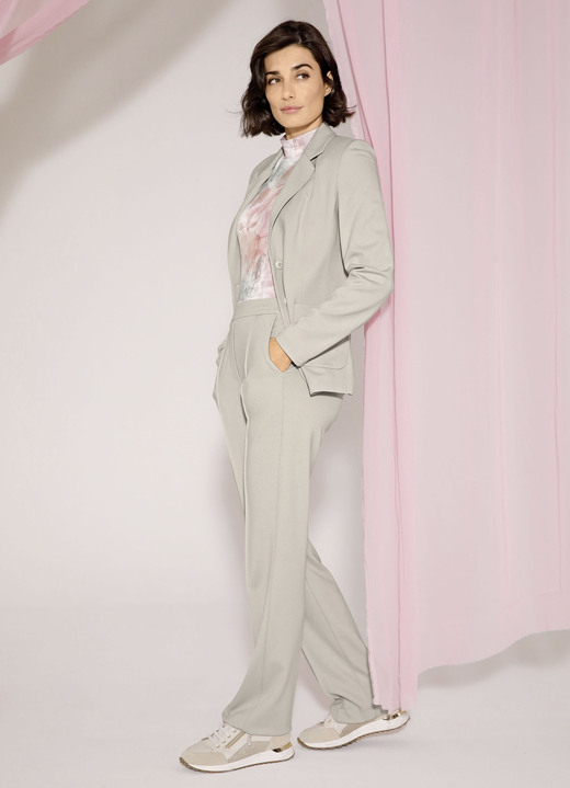 Hosen - Hose mit Bügelfalten, in Größe 038 bis 052, in Farbe TAUPE Ansicht 4