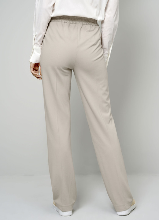 Hosen - Hose mit Bügelfalten, in Größe 038 bis 052, in Farbe TAUPE Ansicht 3
