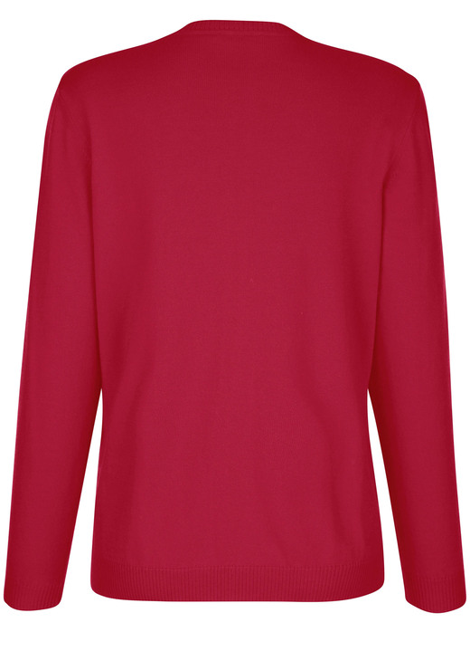 Strickjacken - Strickjacke aus reiner Baumwolle, in Größe 038 bis 052, in Farbe GRÜN Ansicht 7